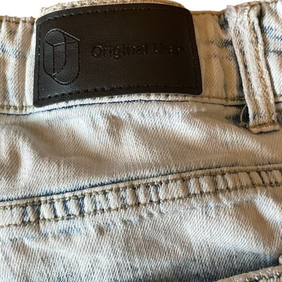 Original Use Distressed Light Wash Mens Size 30 Jeans - Picture 6 of 10